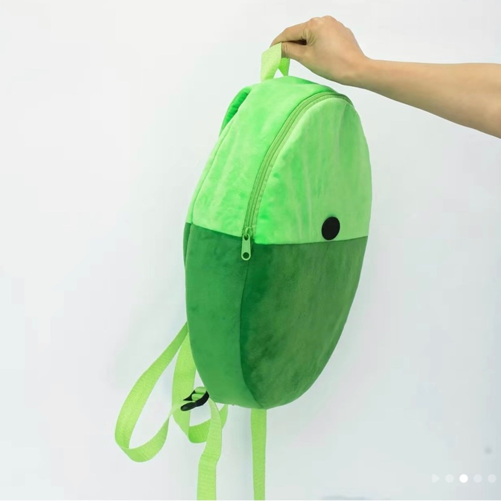 Adventure Time - Finn the Human Green Backpack - NWOT - measurements in pics - Picture 3 of 11